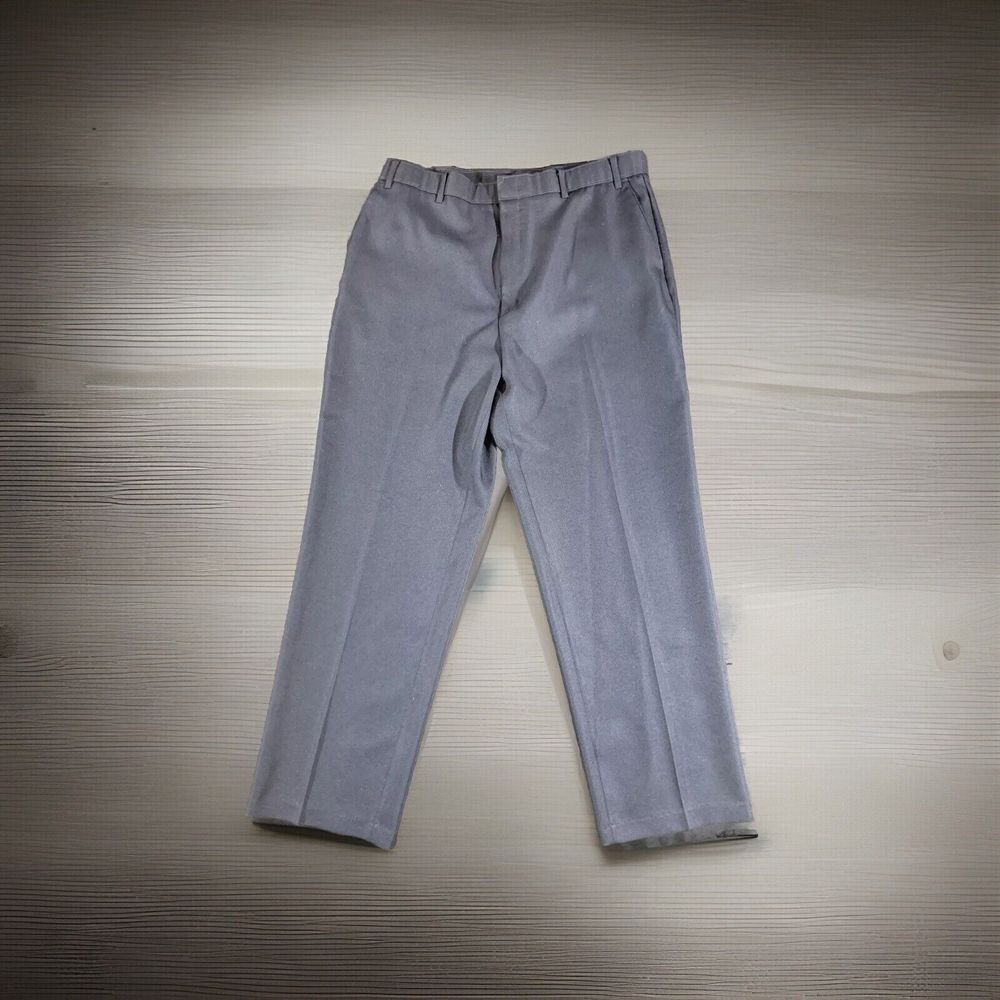 Action Slacks By Levi Strauss Co. VTGPants Mens‎ Sz 40x32 Navy Blue Straight Leg